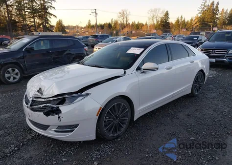 2016 Lincoln Mkz Hybrid из США, поврежденный, VIN 3LN6L2LU1GR632765